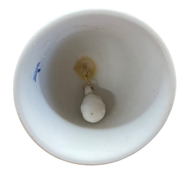 Lladró 1988 Porcelain Christmas Bell Ornament Reindeer Santa In Sleigh Design - Picture 6 of 9